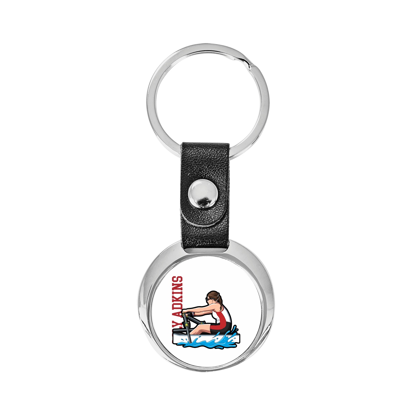 Key Chain — Name Vertical in Classic
