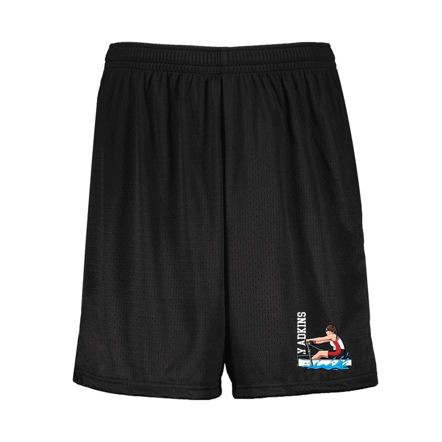 Shorts — Name Vertical in Black