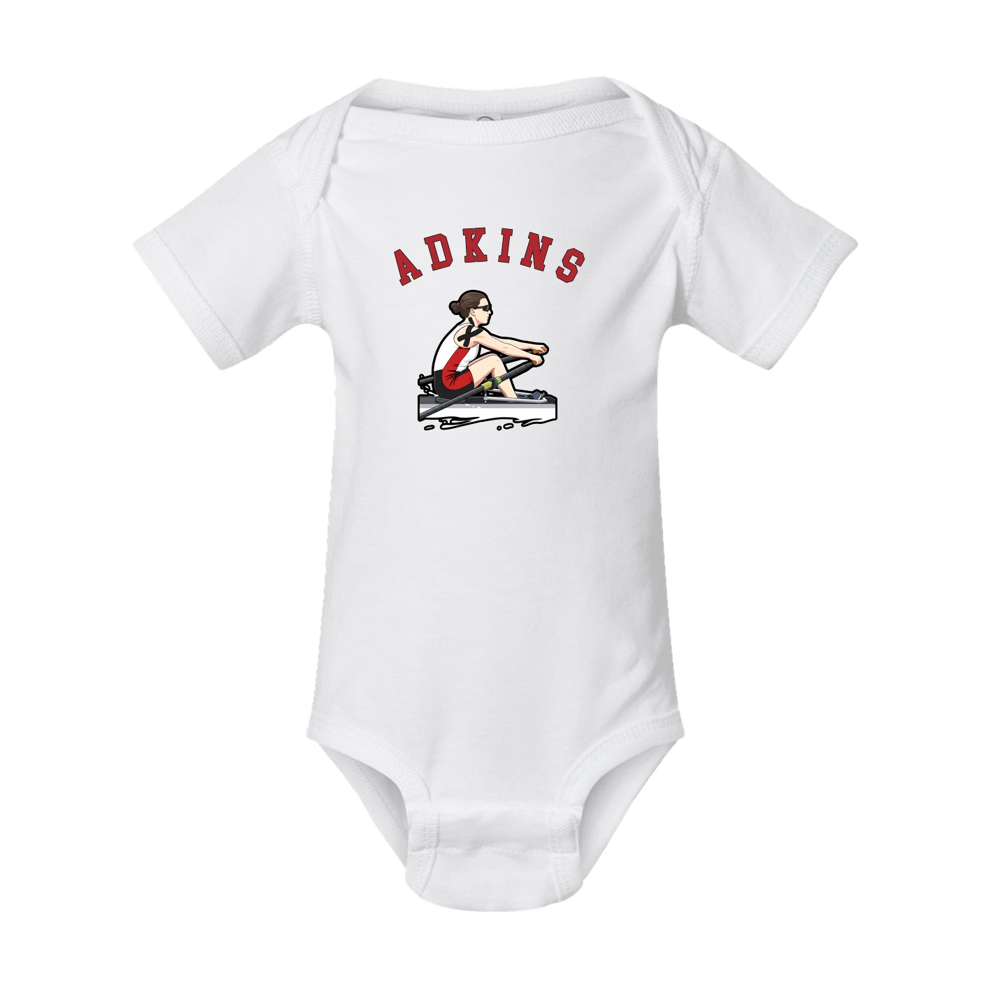 Baby Onesie — Shirsey Arch in White