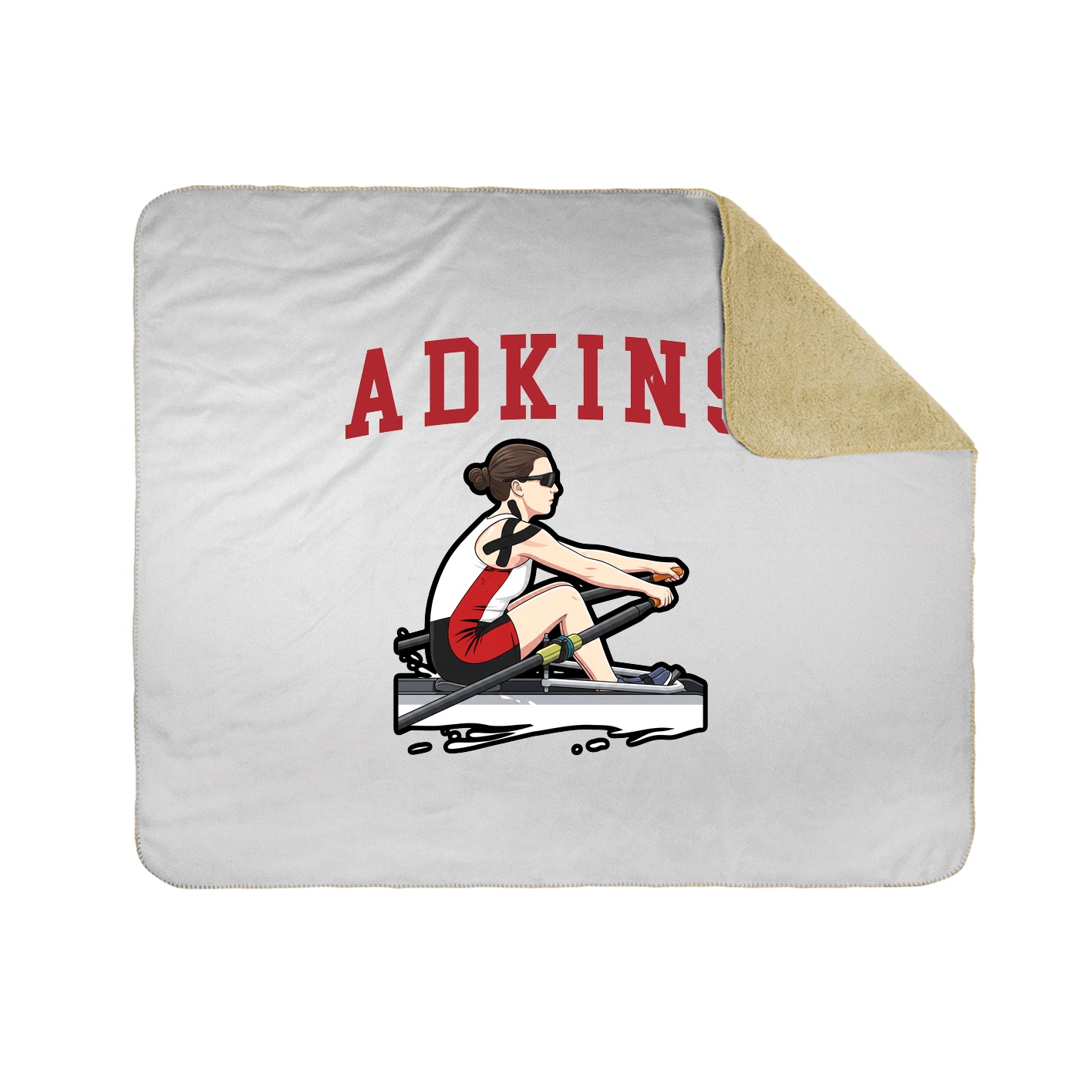 Throw Blanket — Shirsey in White