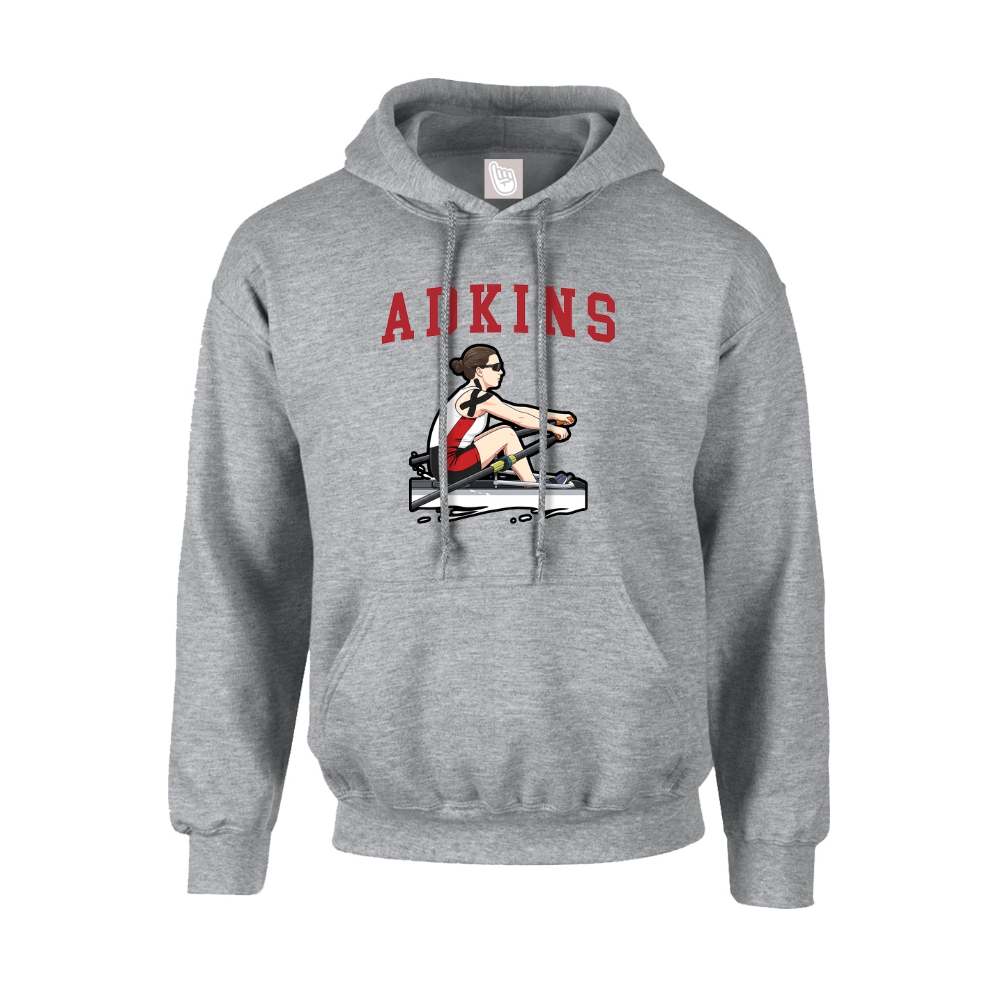 Hoodie — Shirsey in Grey