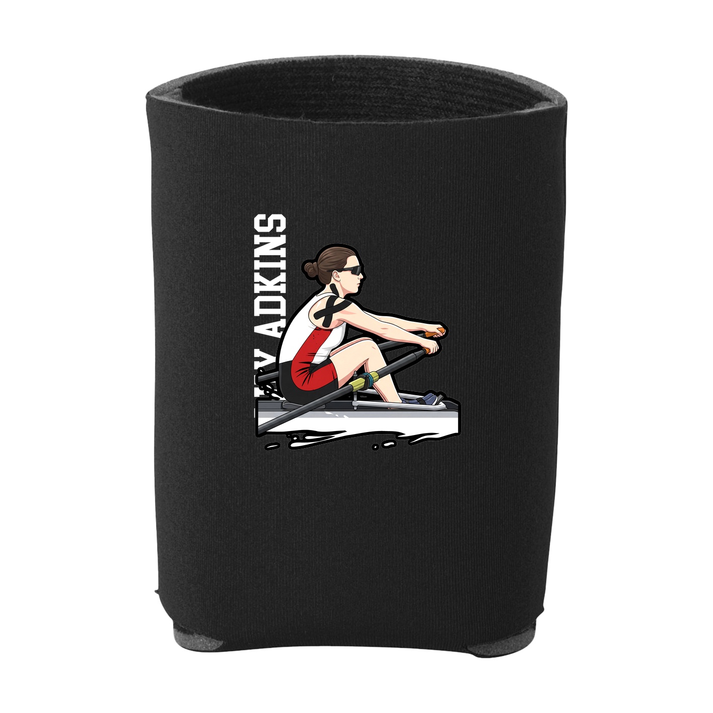Can Holder — Name Vertical in Black