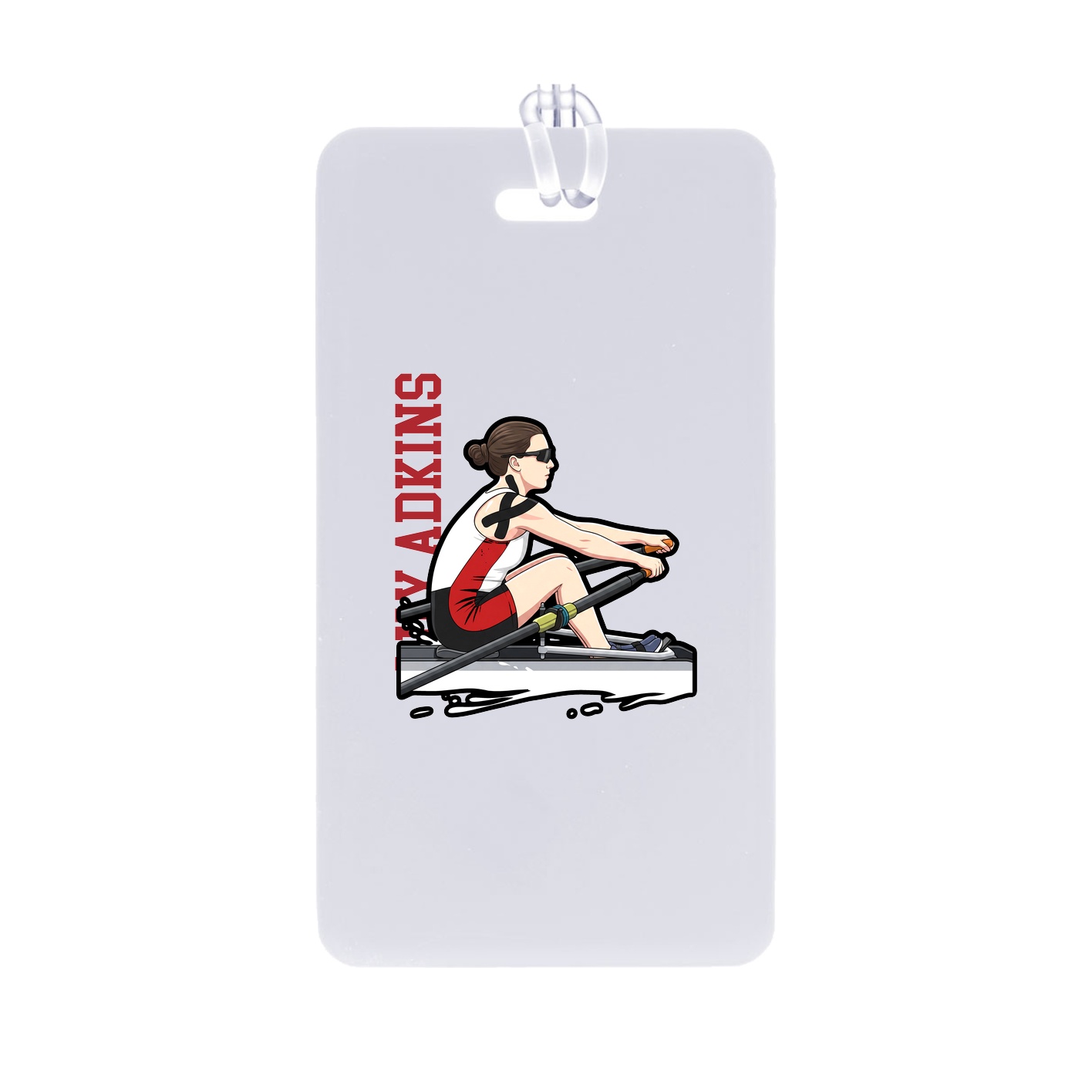 Bag Tag — Name Vertical in Classic
