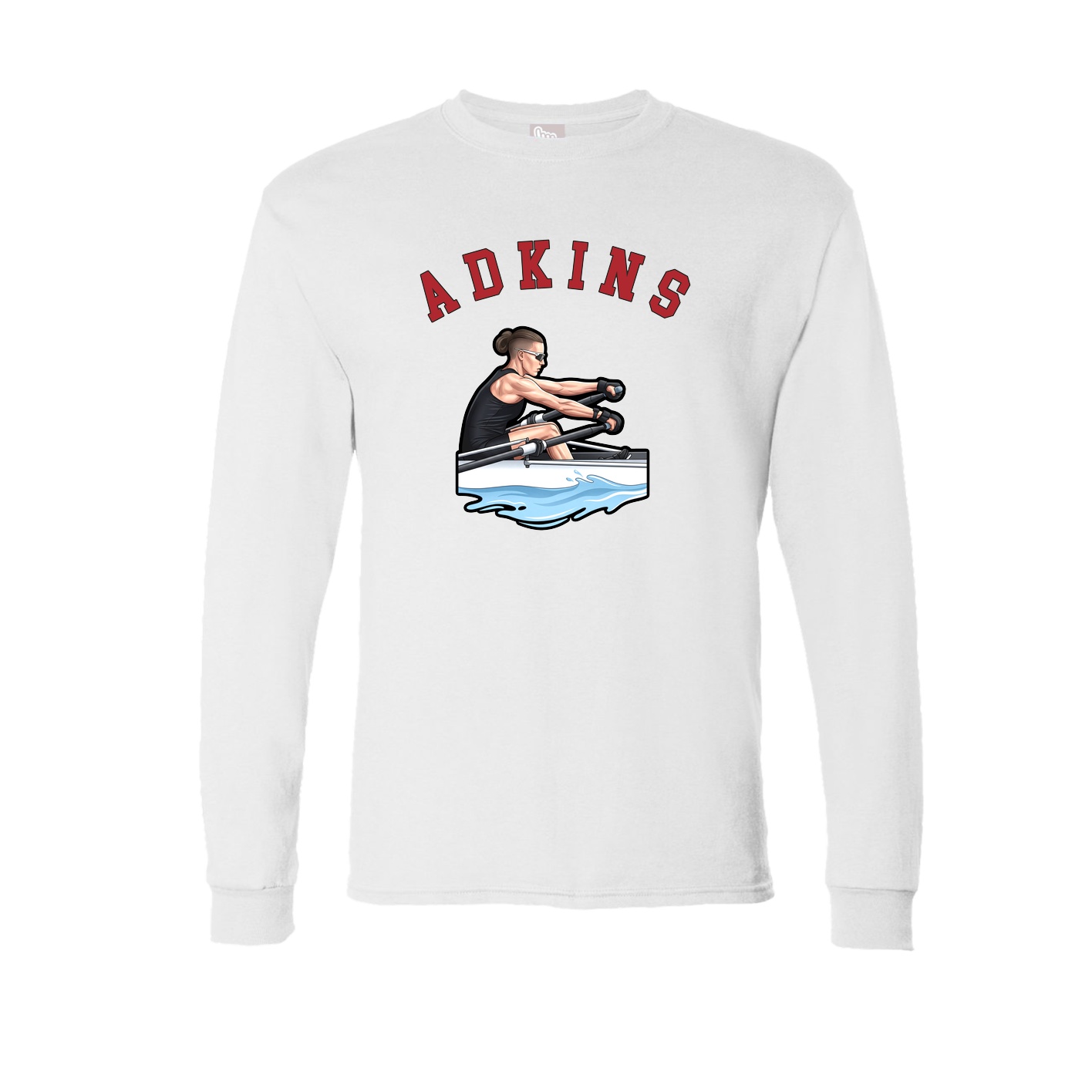 Long Sleeve Tee — Shirsey Arch in White