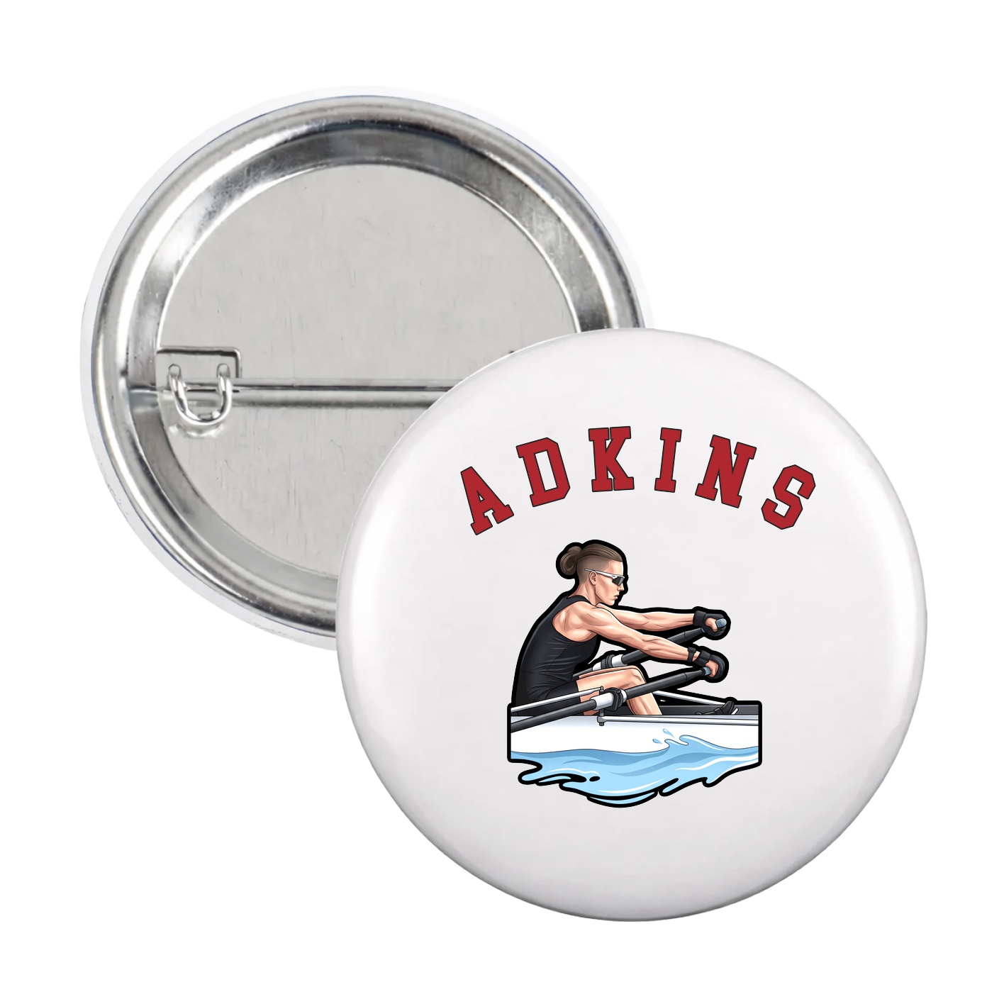 Game Day Button — Shirsey Arch in White