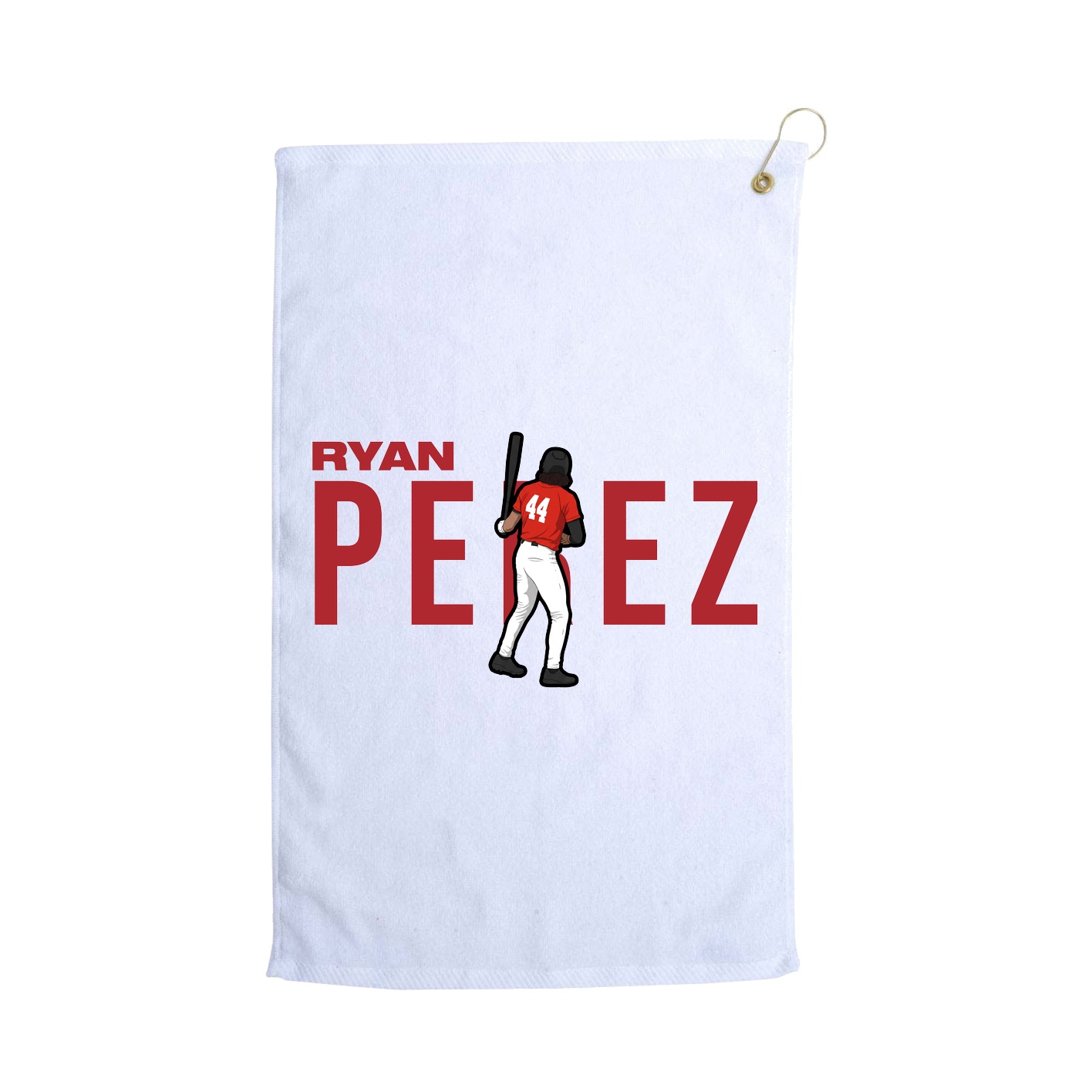 Golf Towel — Player Name in White