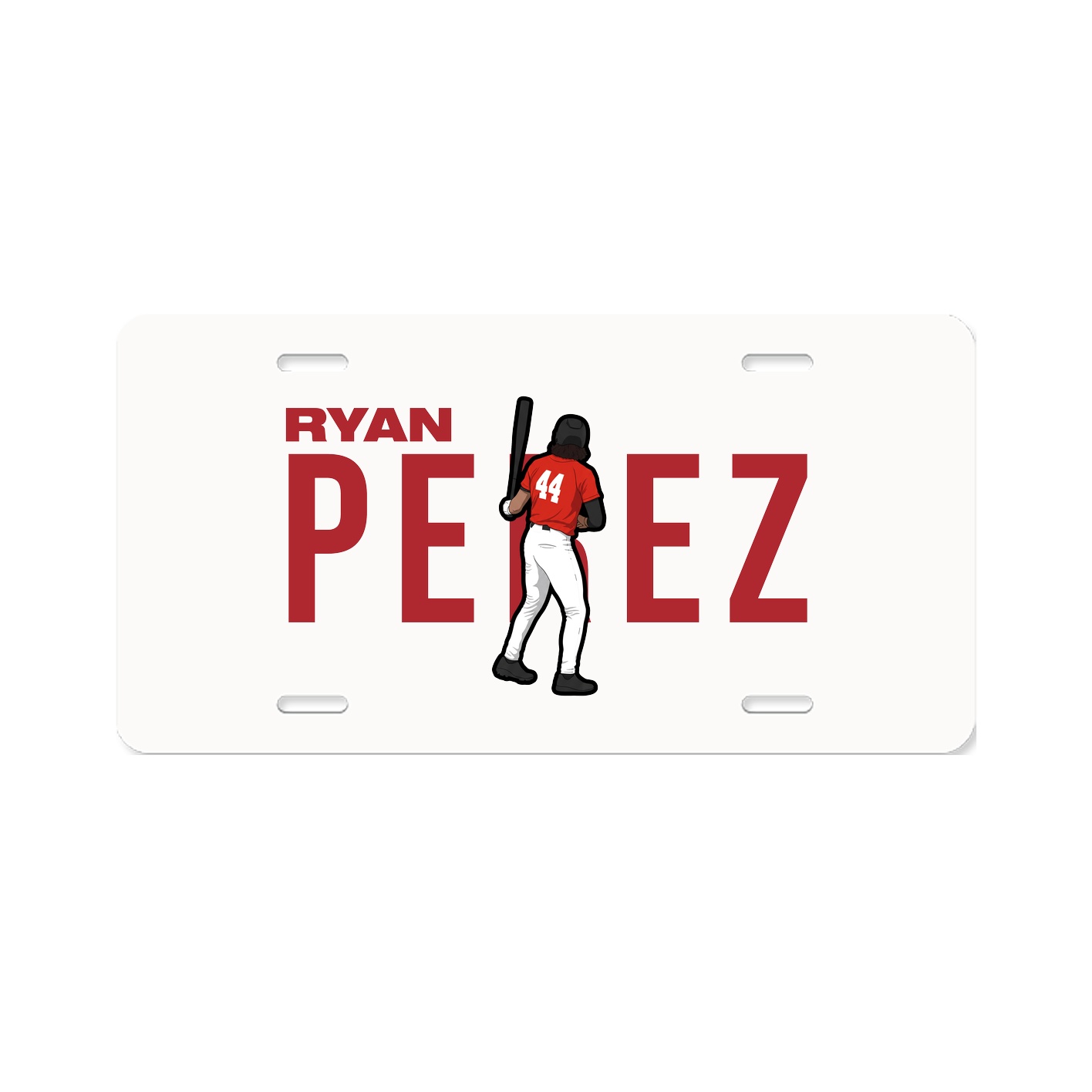 License Plate — Player Name in Classic