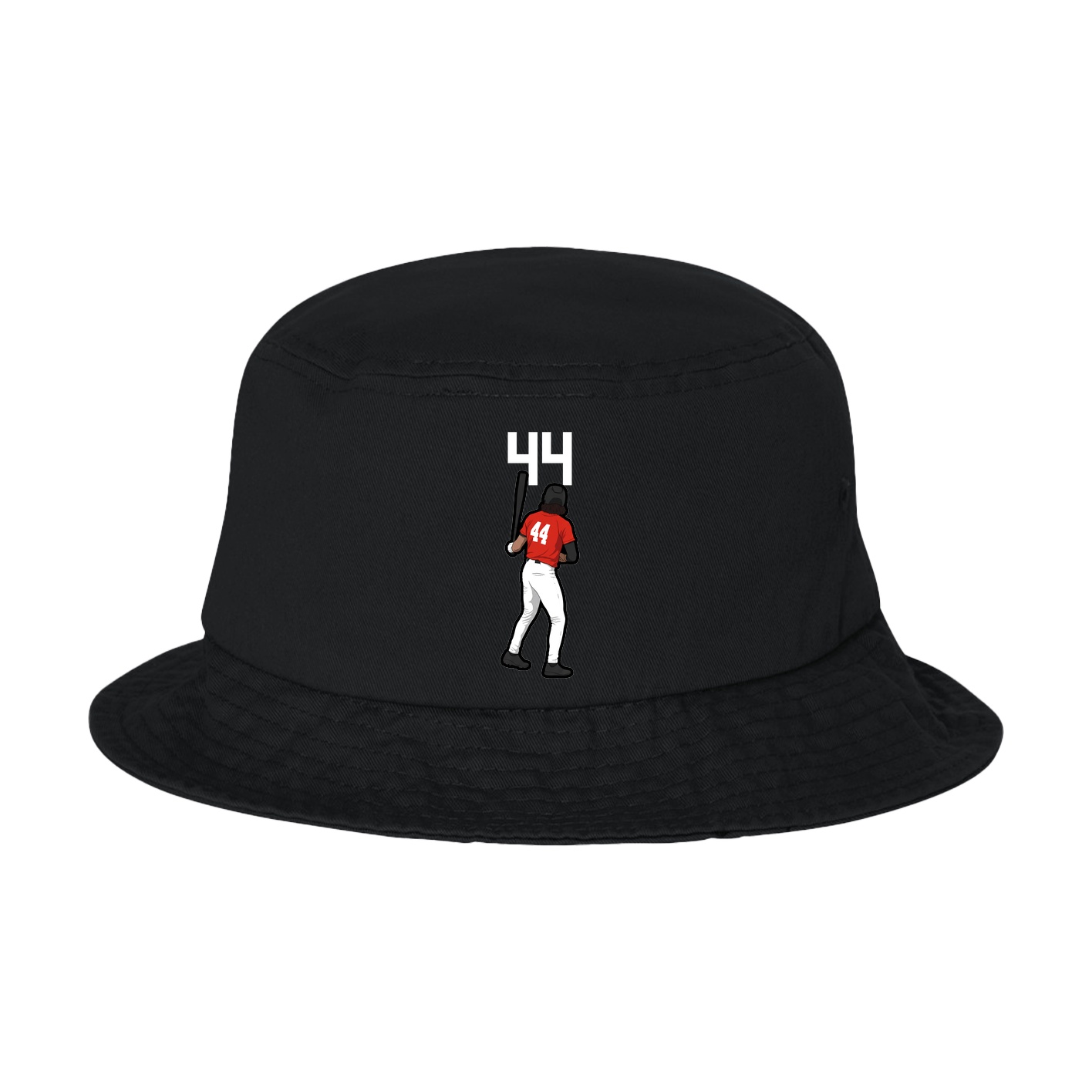 Bucket Cap — Number Top in Black