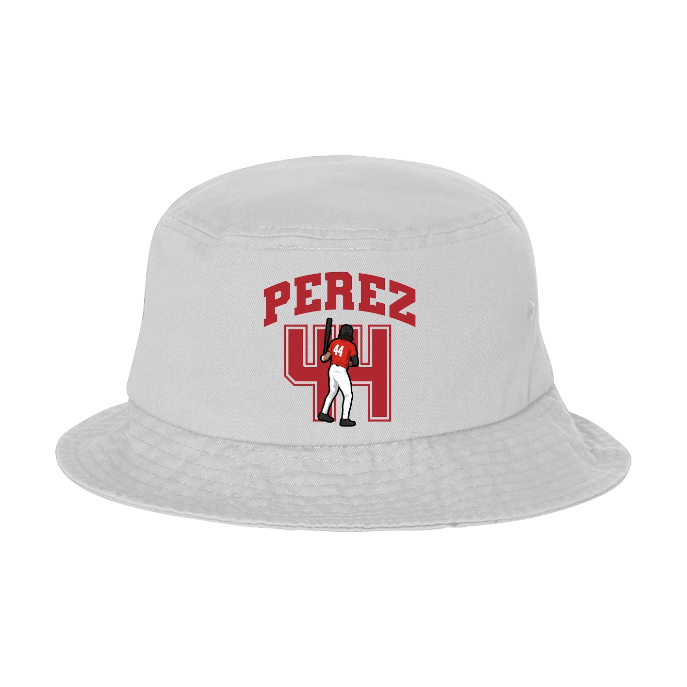 Bucket Cap — Number in White
