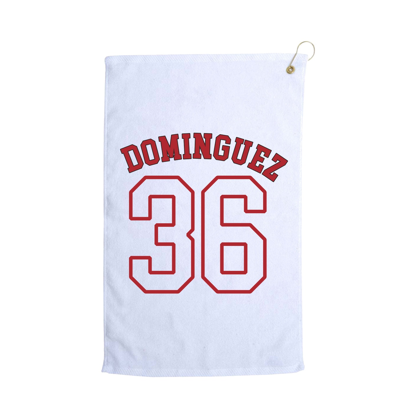 Golf Towel — Shirsey Arch in White