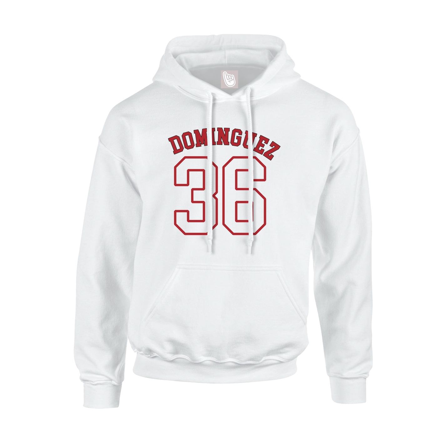 Hoodie — Shirsey Arch in White