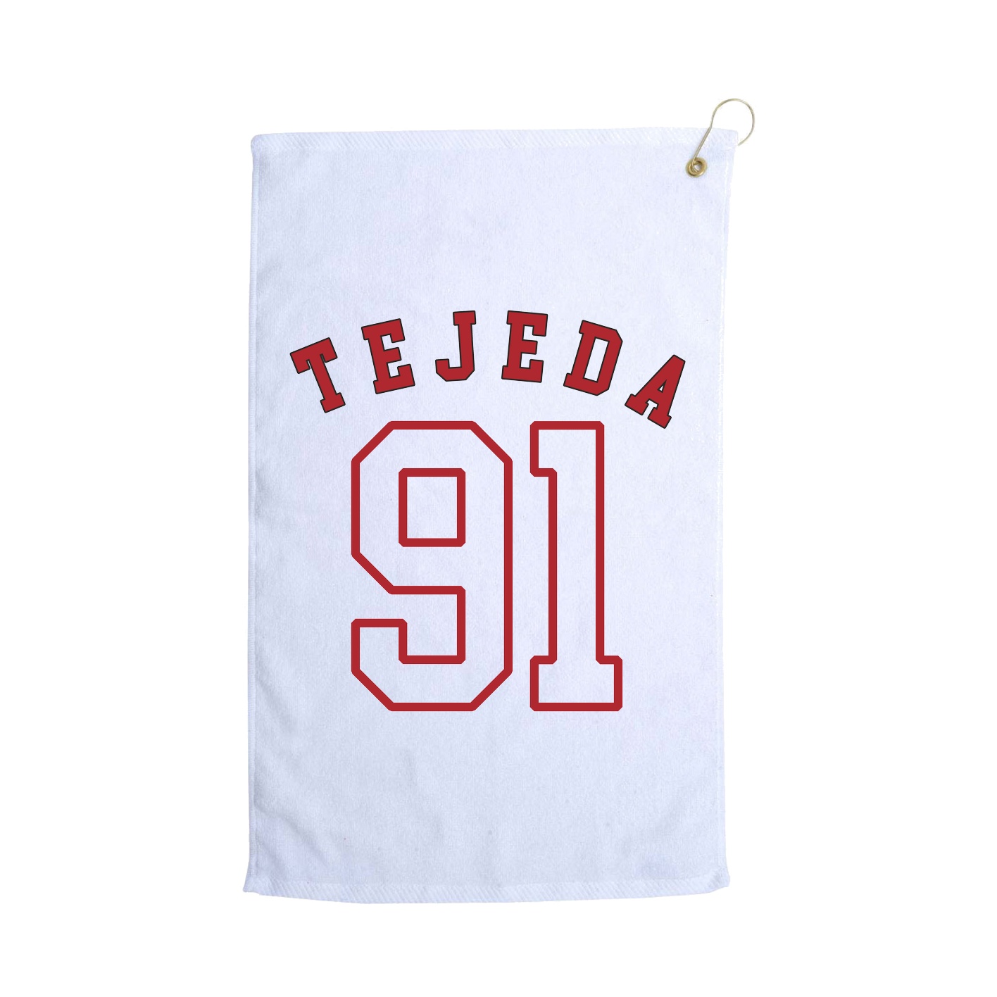 Golf Towel — Shirsey Arch in White