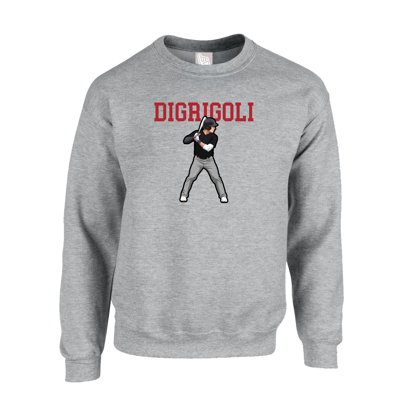 Fleece Crew — Shirsey in Grey
