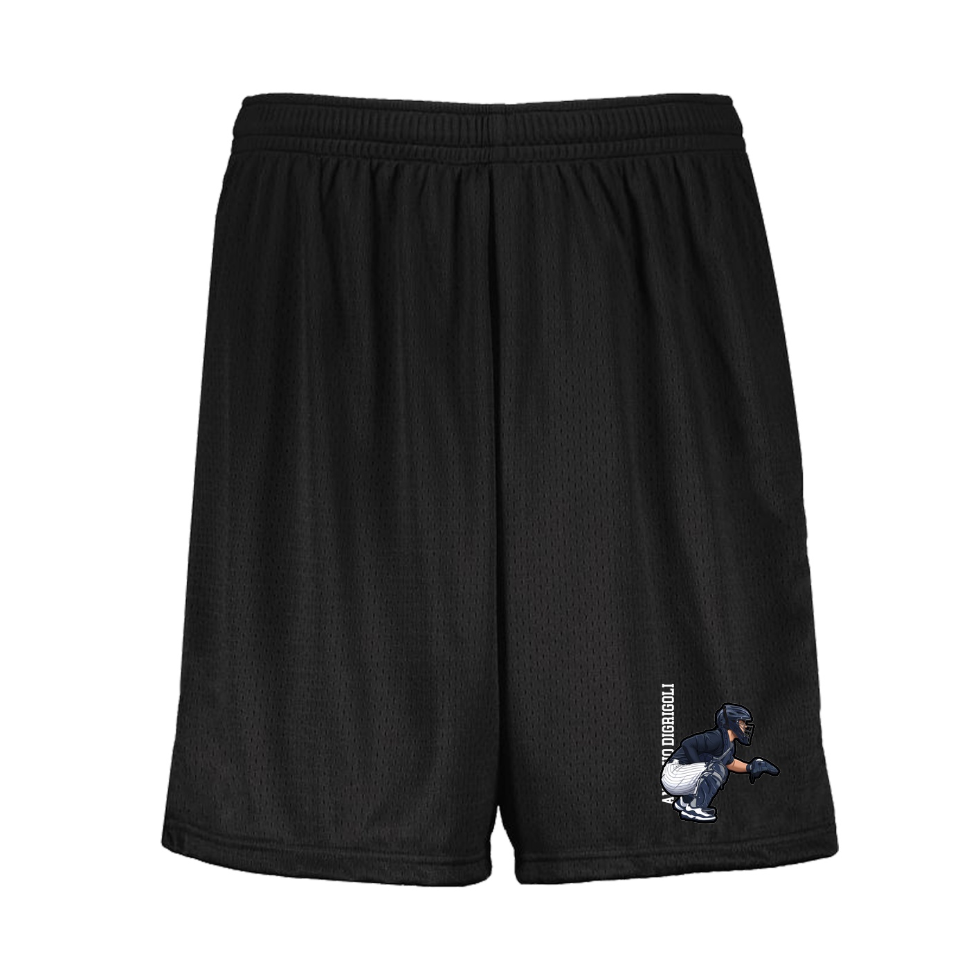 Shorts — Name Vertical in Black