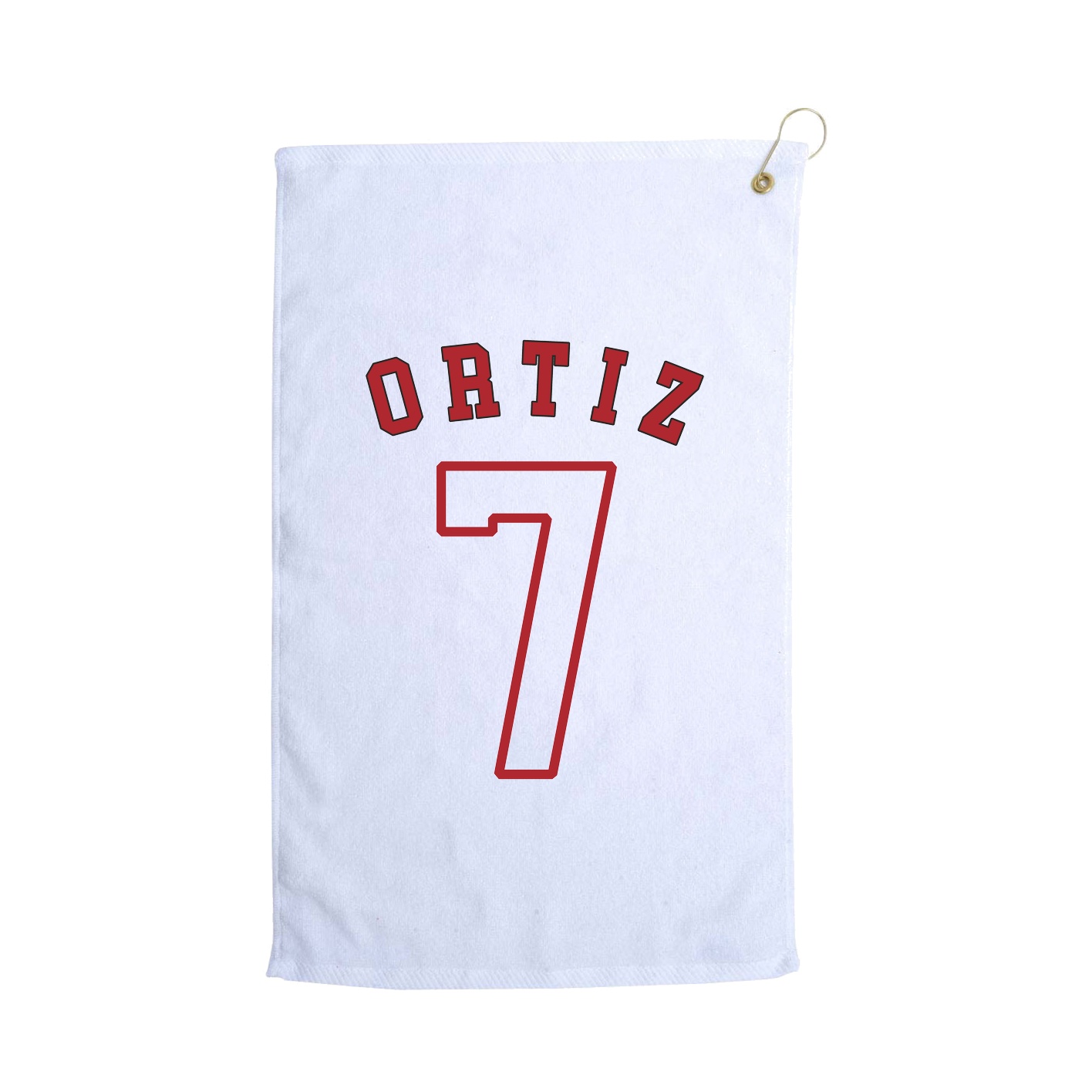Golf Towel — Shirsey Arch in White