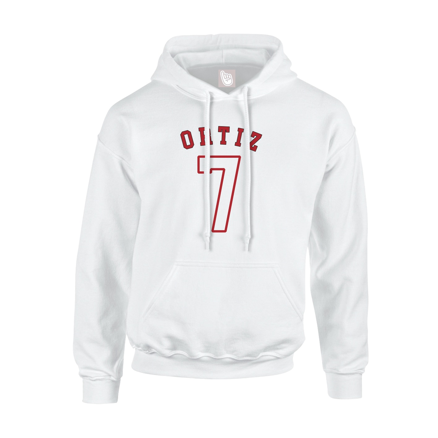 Hoodie — Shirsey Arch in White