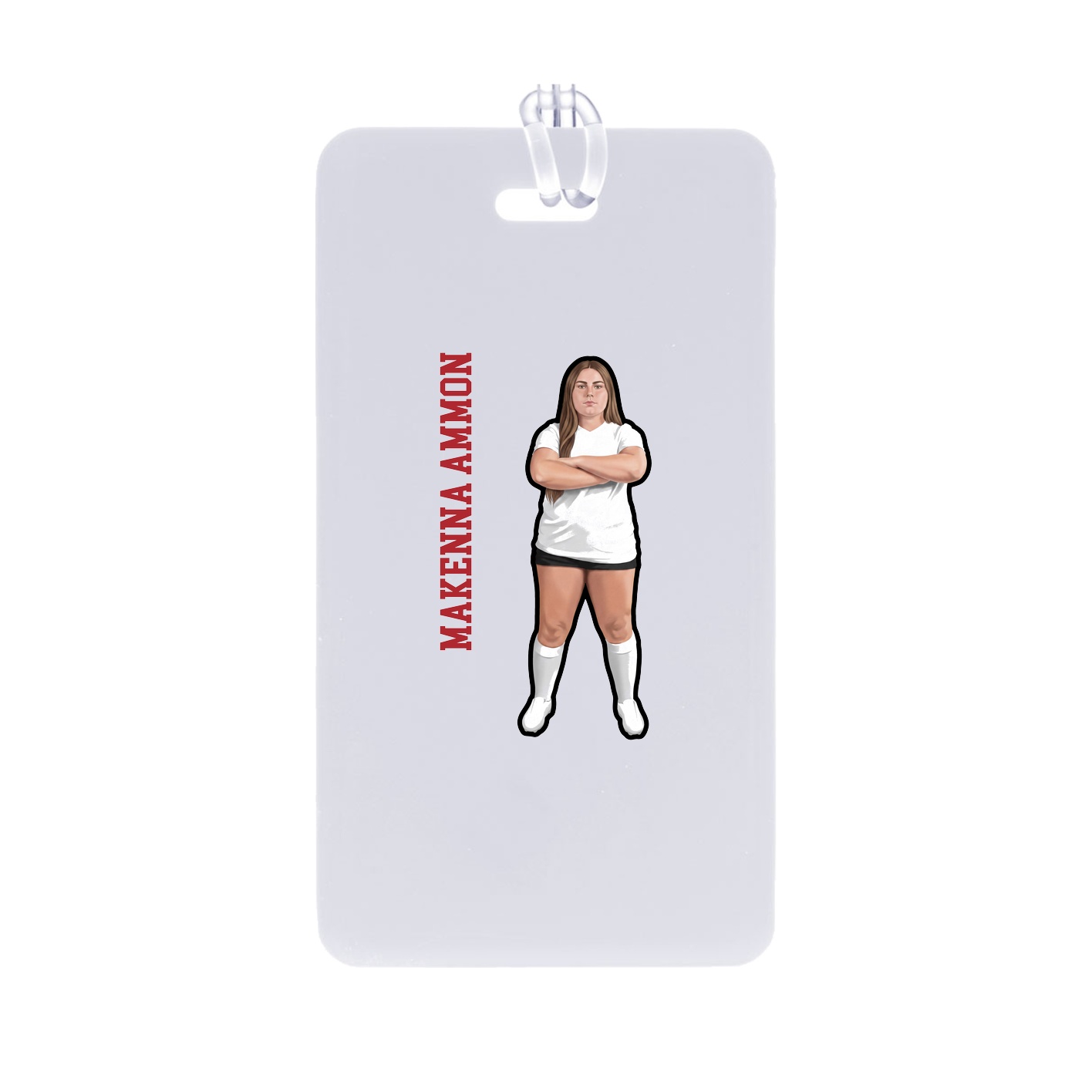 Bag Tag — Name Vertical in Classic