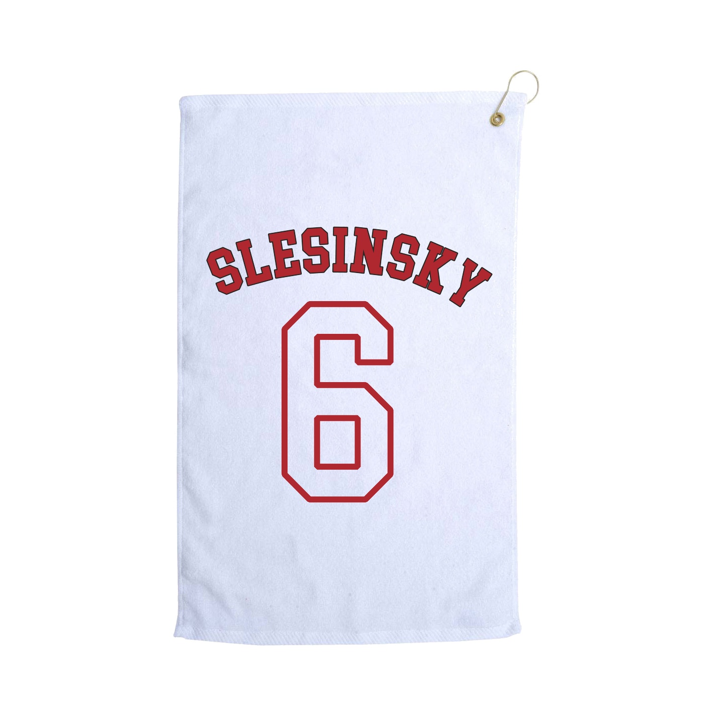 Golf Towel — Shirsey Arch in White