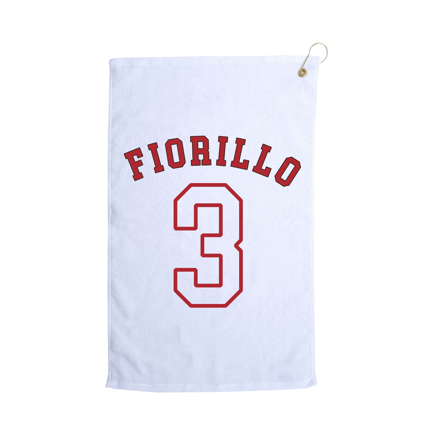 Golf Towel — Shirsey Arch in White