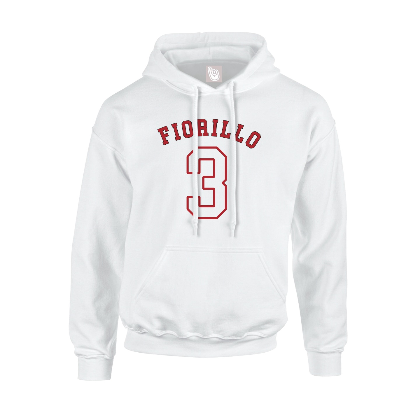 Hoodie — Shirsey Arch in White