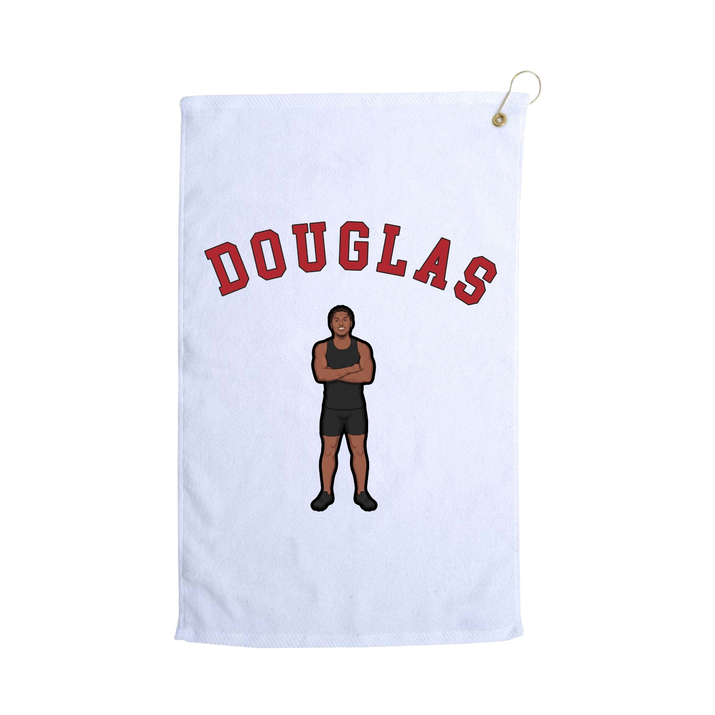 Golf Towel — Shirsey Arch in White