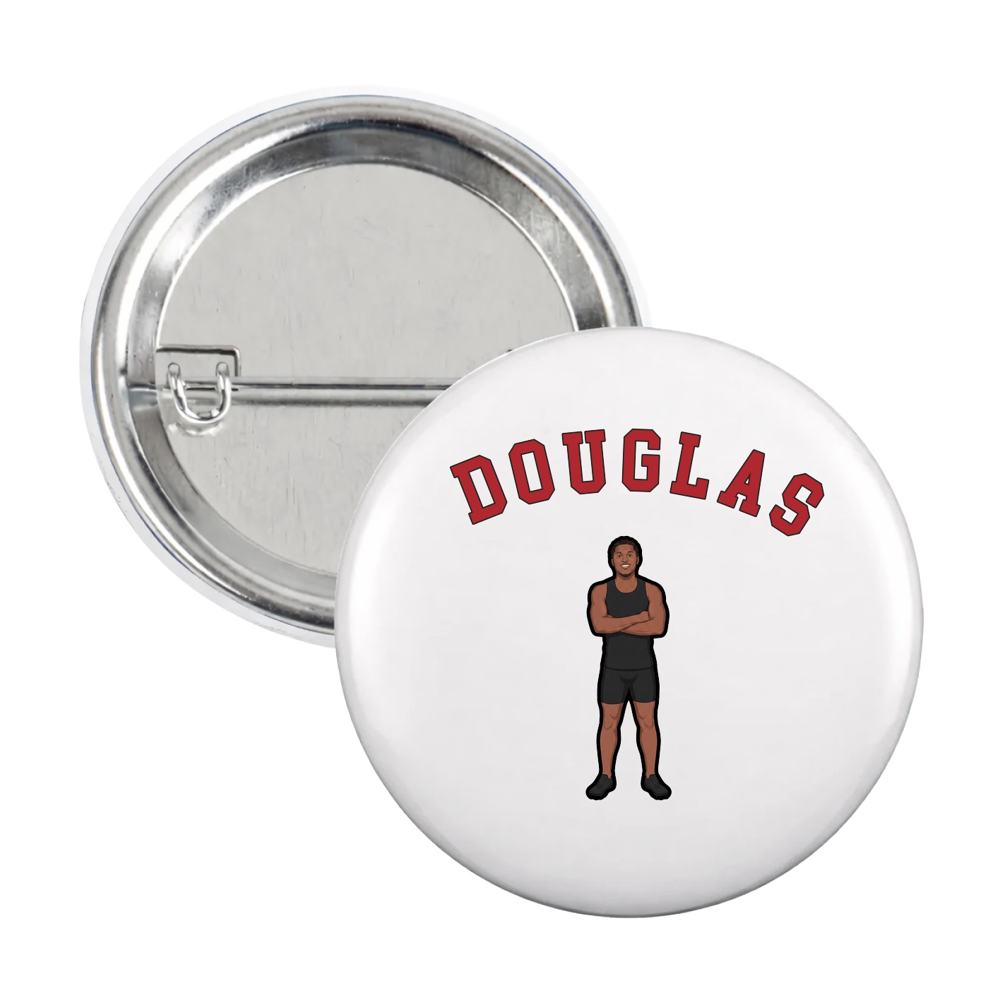 Game Day Button — Shirsey Arch in White