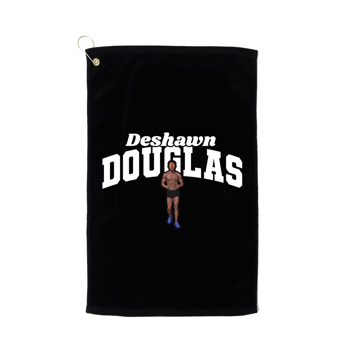 Golf Towel — Signature Arch in Black