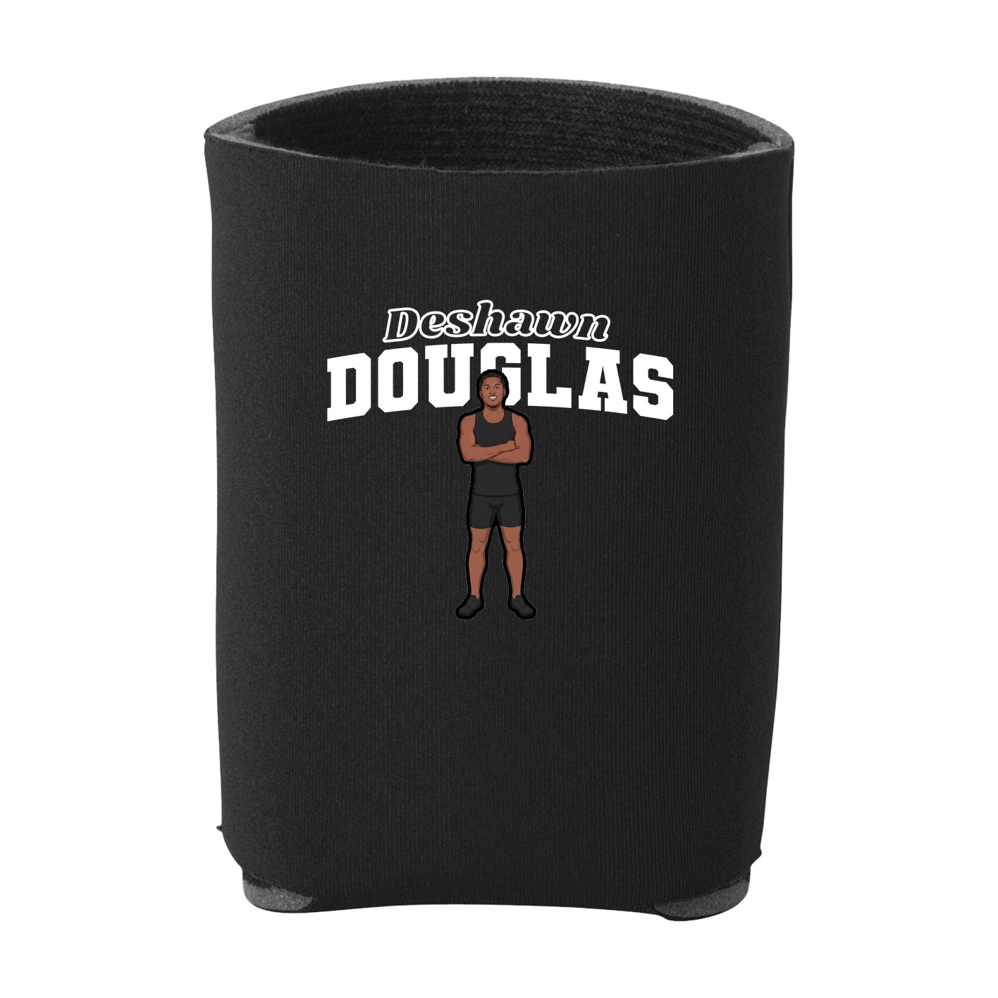 Can Holder — Name Arch in Black