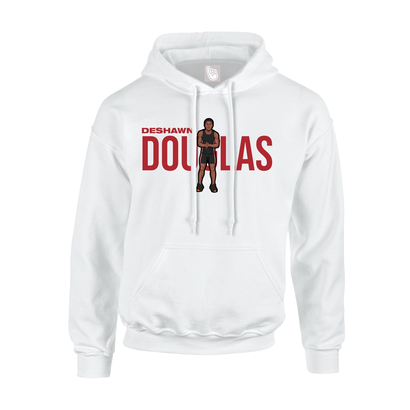 Youth Hoodie — Player Name in White