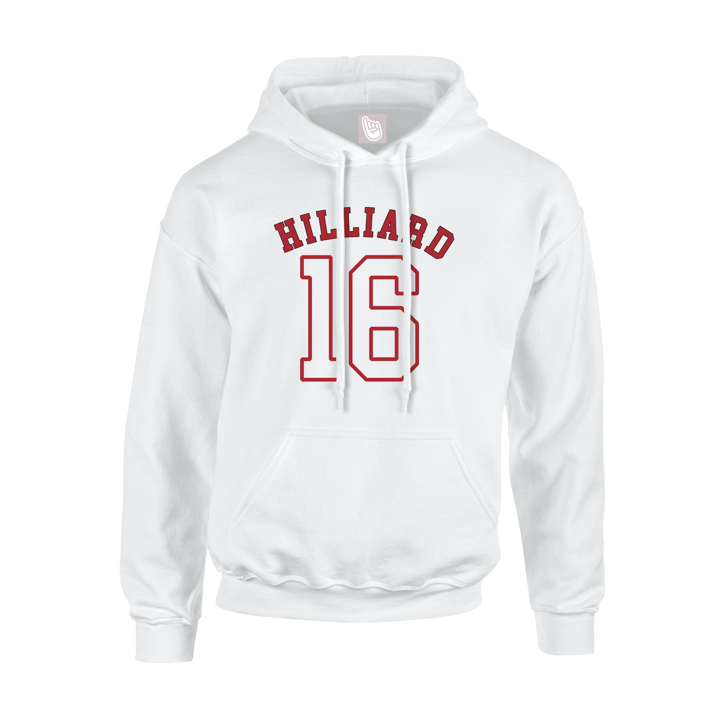 Youth Hoodie — Shirsey Arch in White