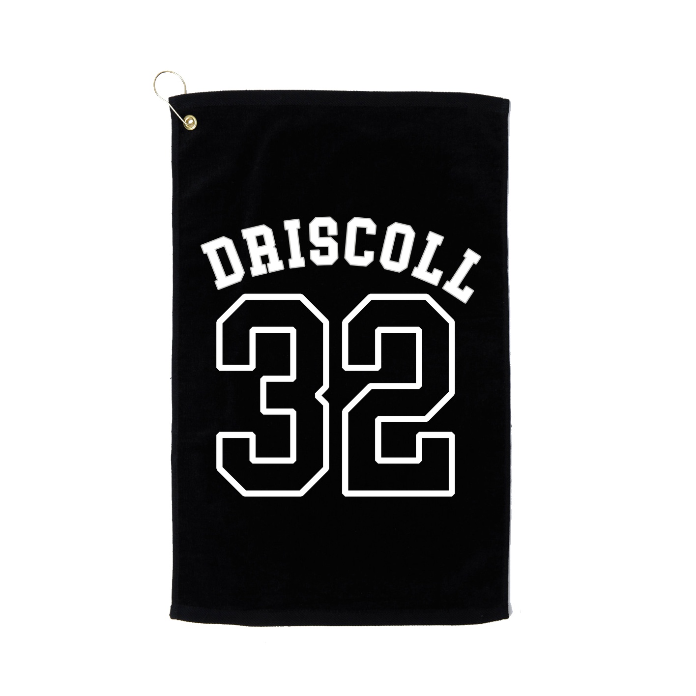 Golf Towel — Shirsey Arch in Black