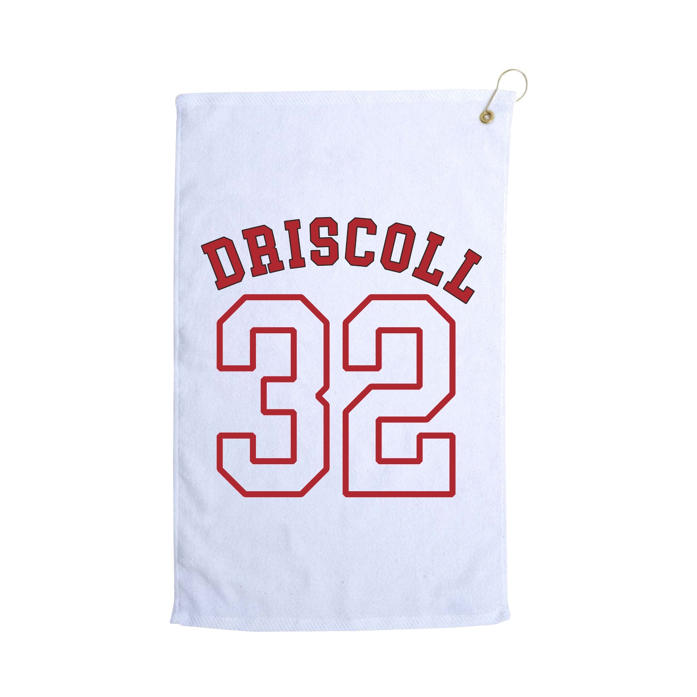 Golf Towel — Shirsey Arch in White