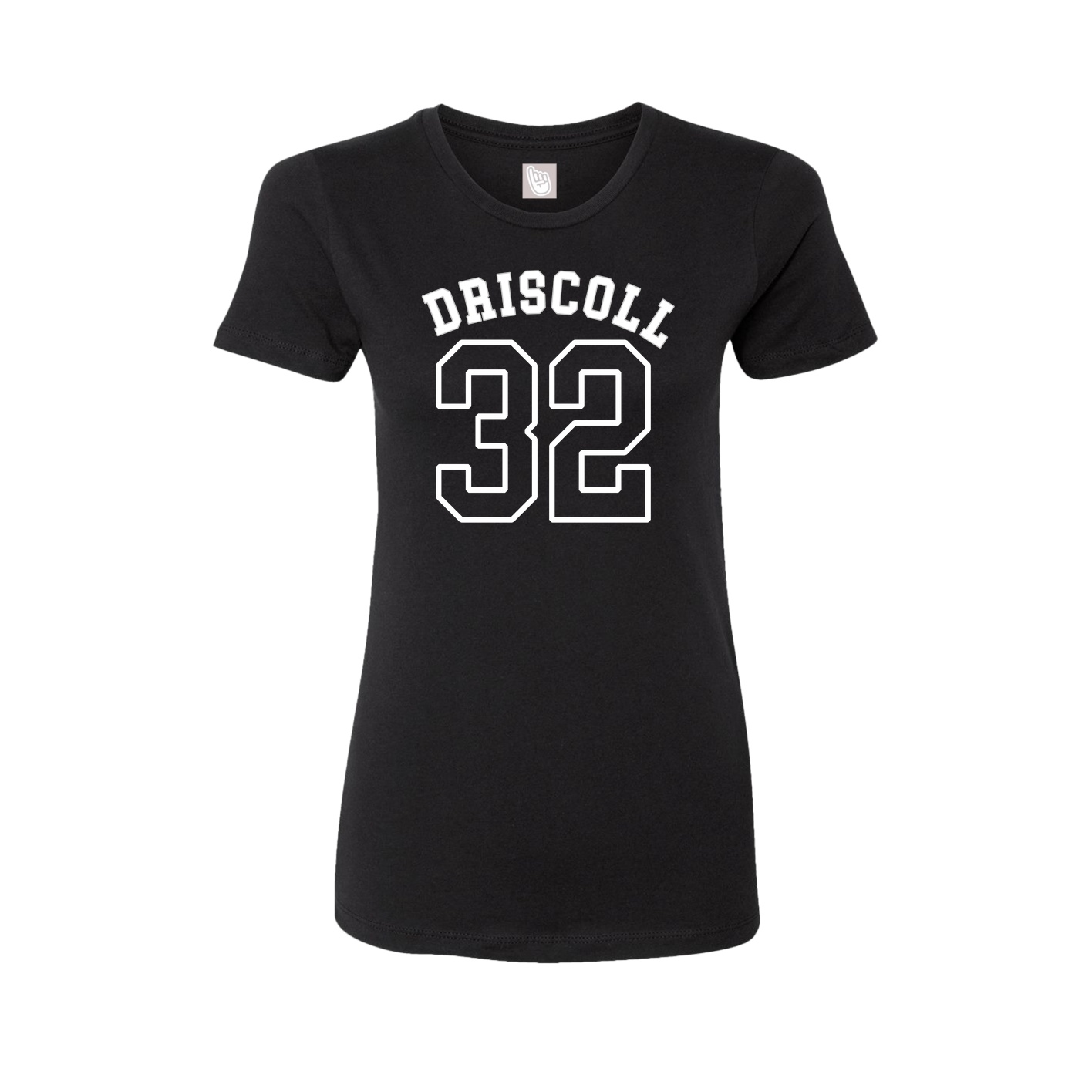 Fitted Women's Tee — Shirsey Arch in Black