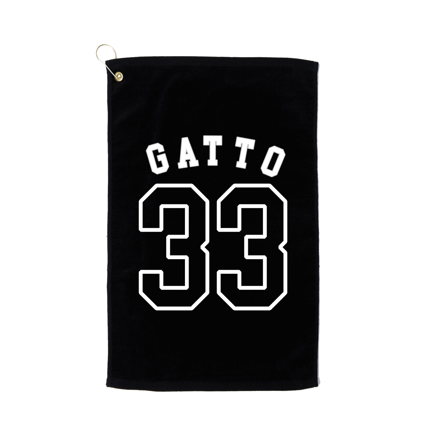 Golf Towel — Shirsey Arch in Black