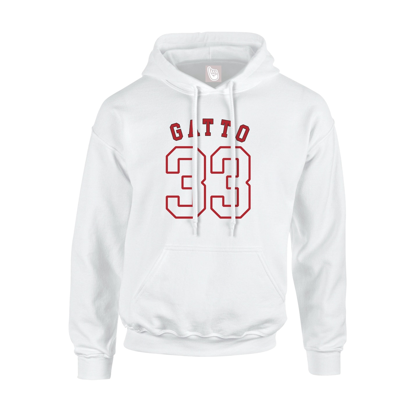 Hoodie — Shirsey Arch in White