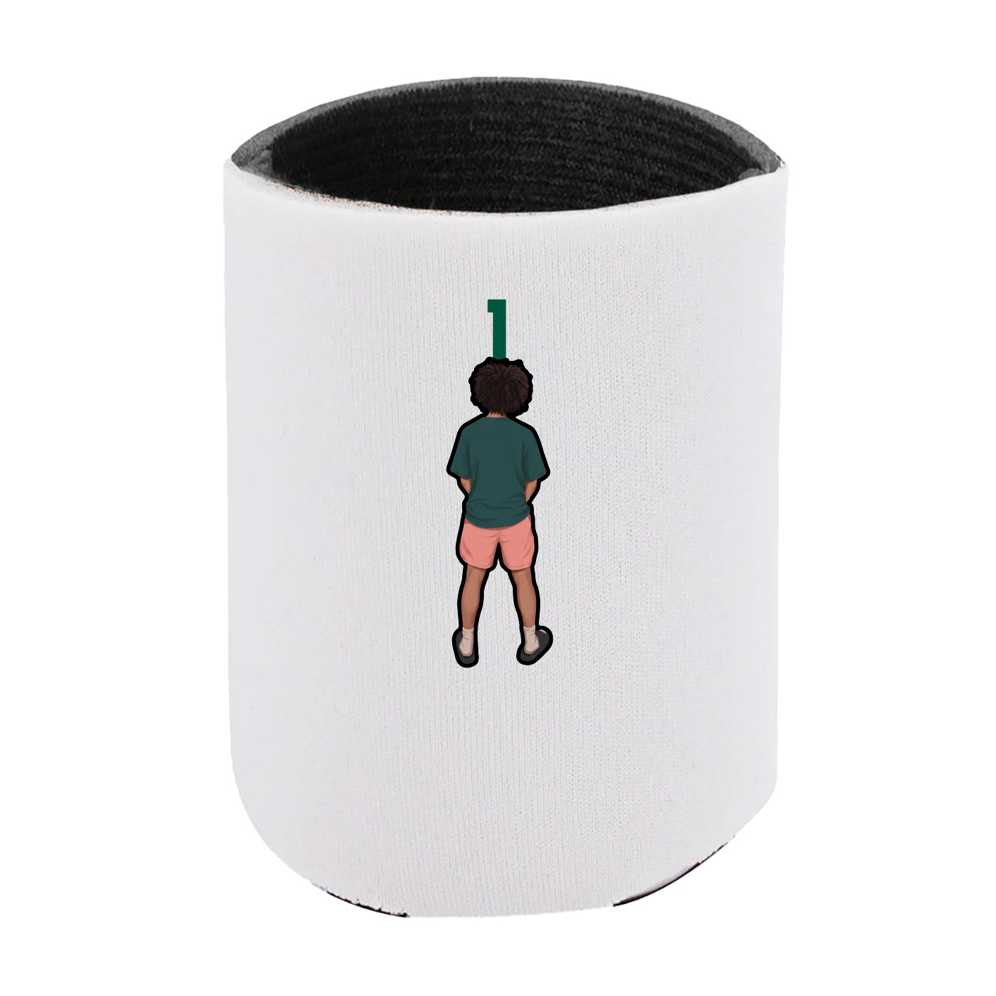 Can Holder — Number Top in White
