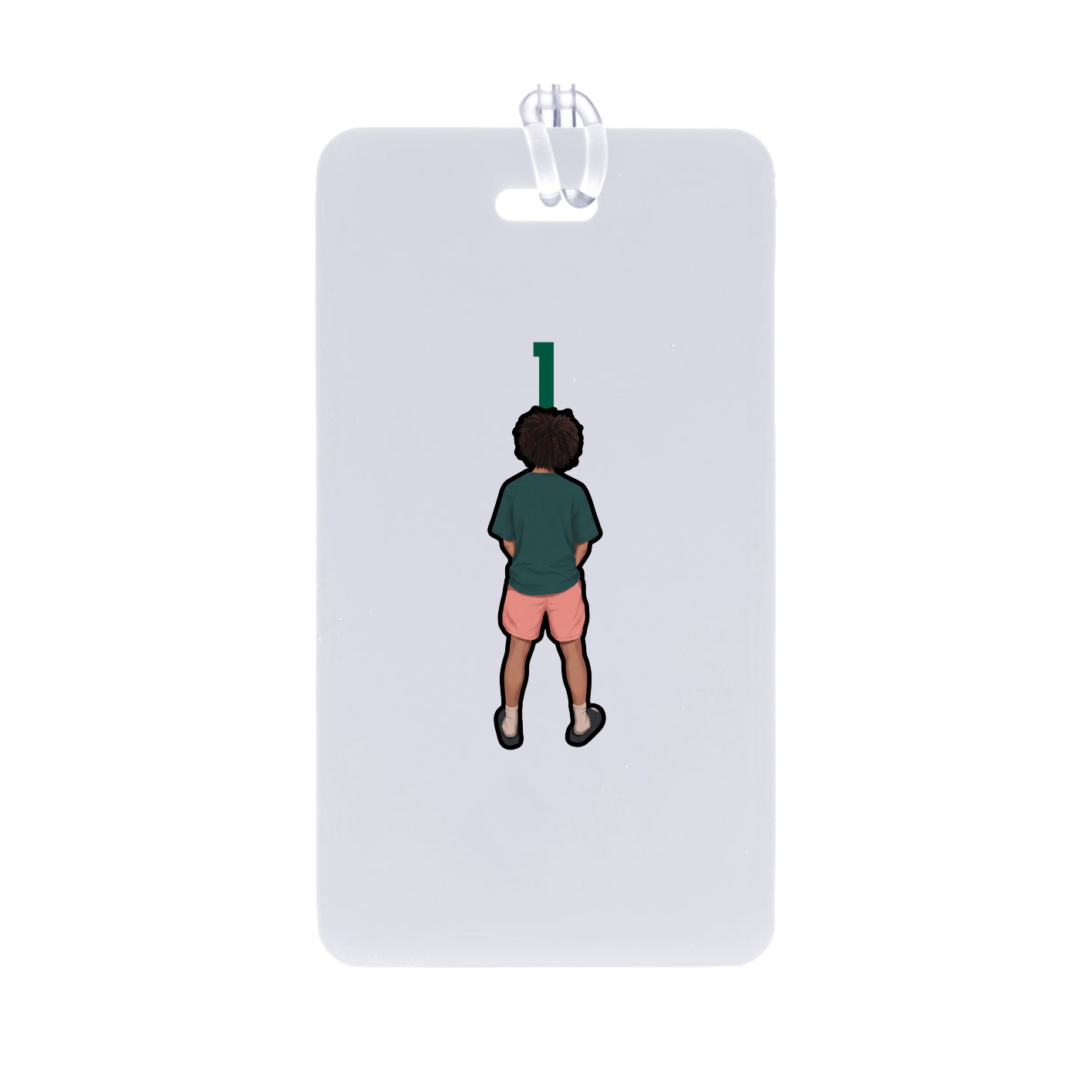 Bag Tag — Number Top in Classic