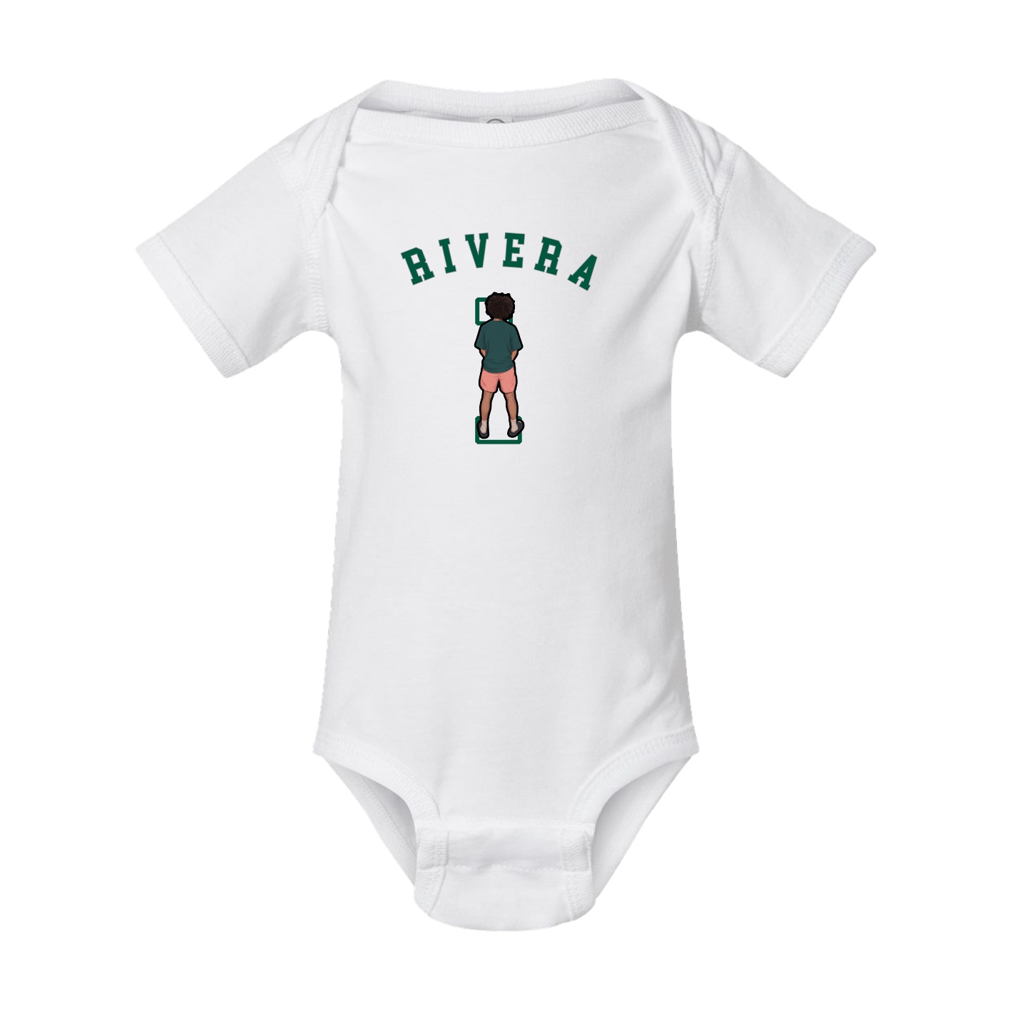 Baby Onesie — Shirsey Arch in White