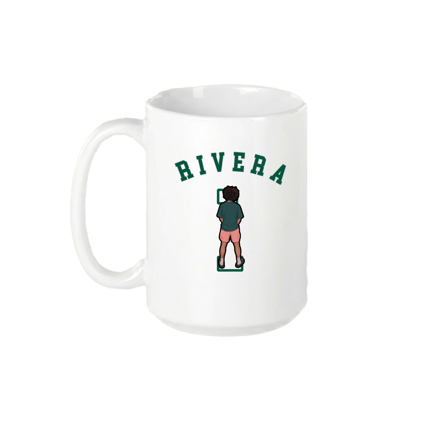 15oz Coffee Mug — Shirsey Arch in White