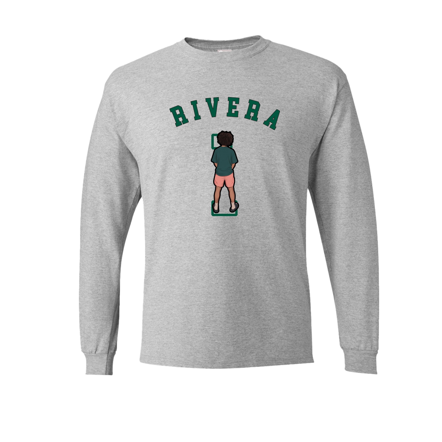 Long Sleeve Tee — Shirsey Arch in Grey