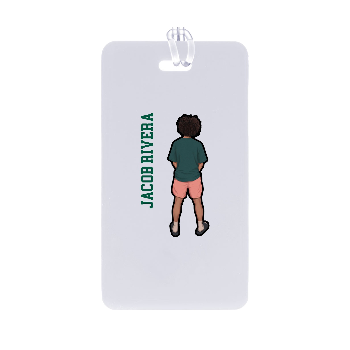 Bag Tag — Name Vertical in Classic