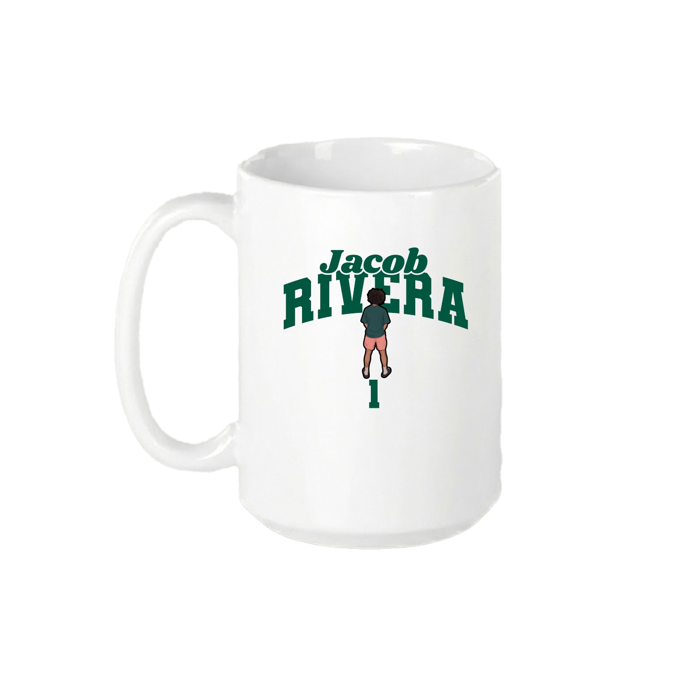 15oz Coffee Mug — Signature Arch in White