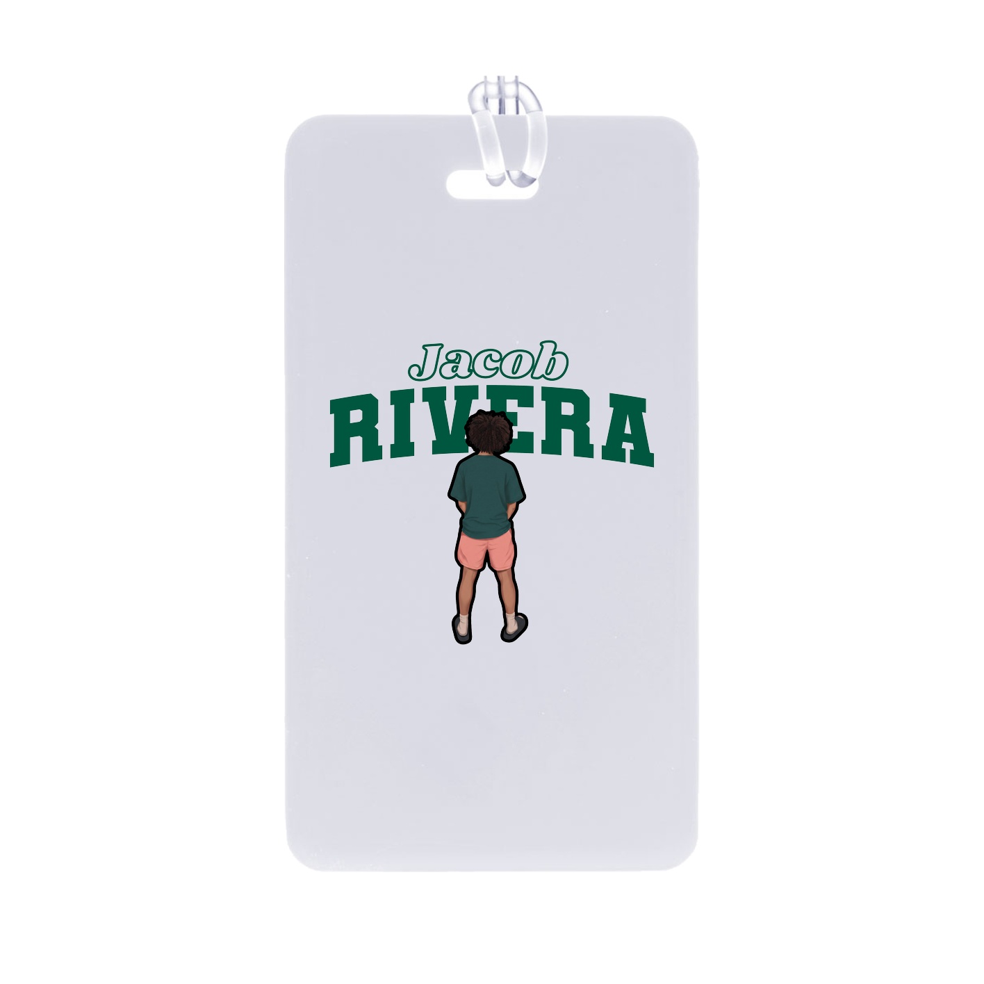 Bag Tag — Name Arch in Classic