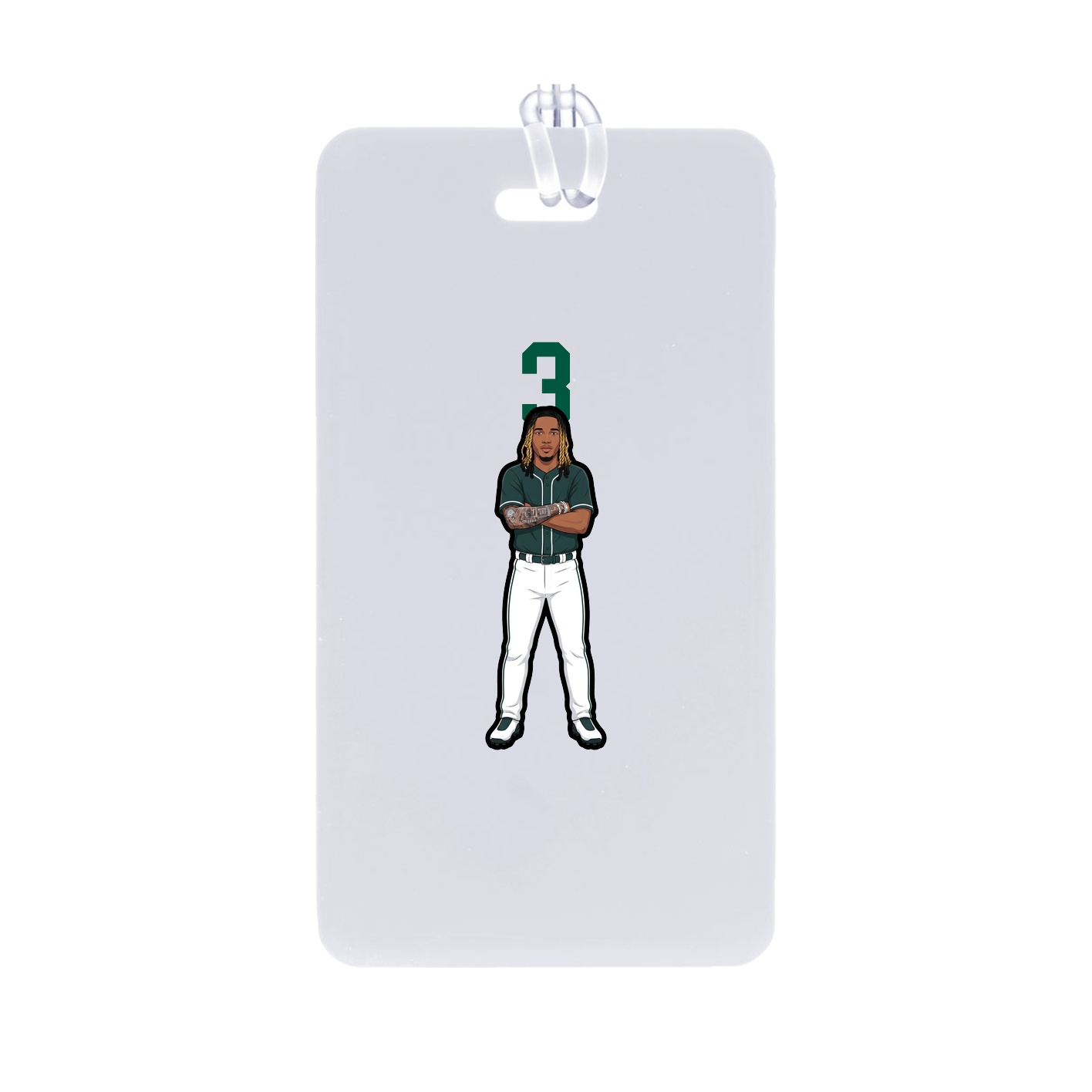 Bag Tag — Number Top in Classic