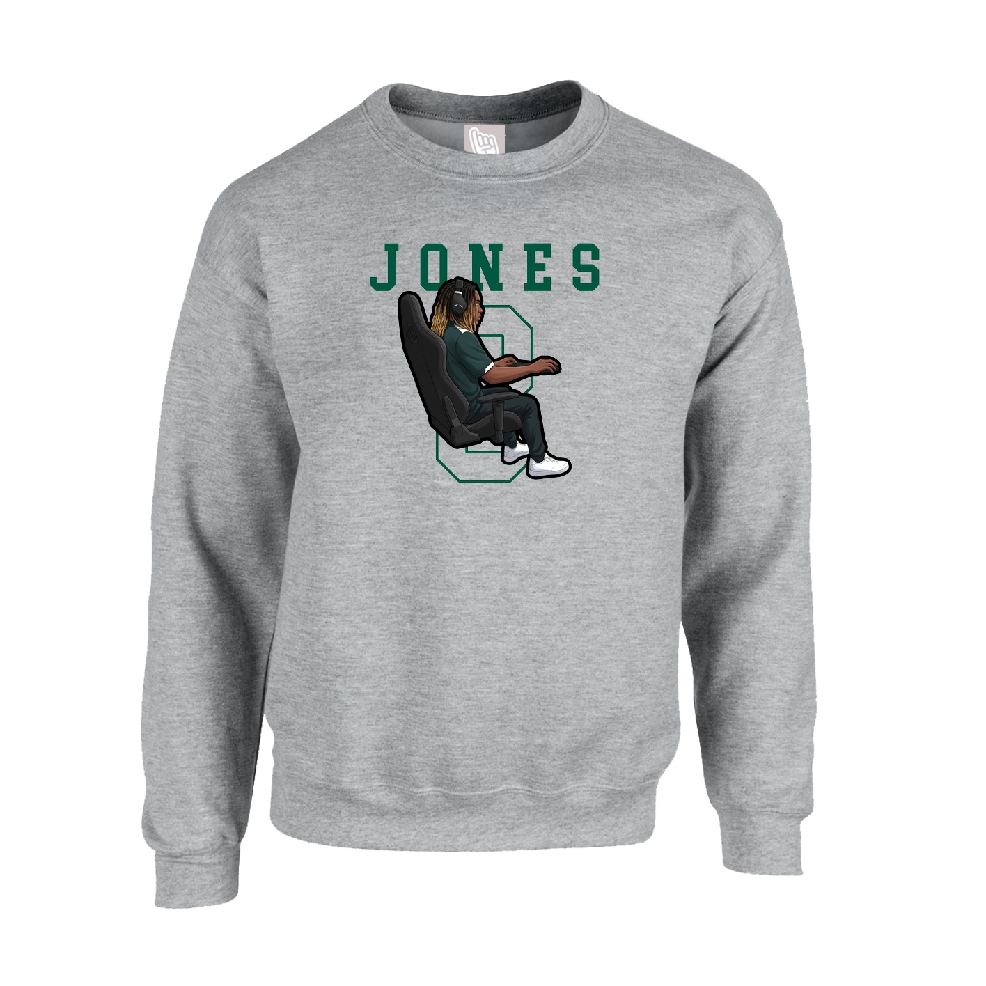 Fleece Crew — Shirsey in Grey
