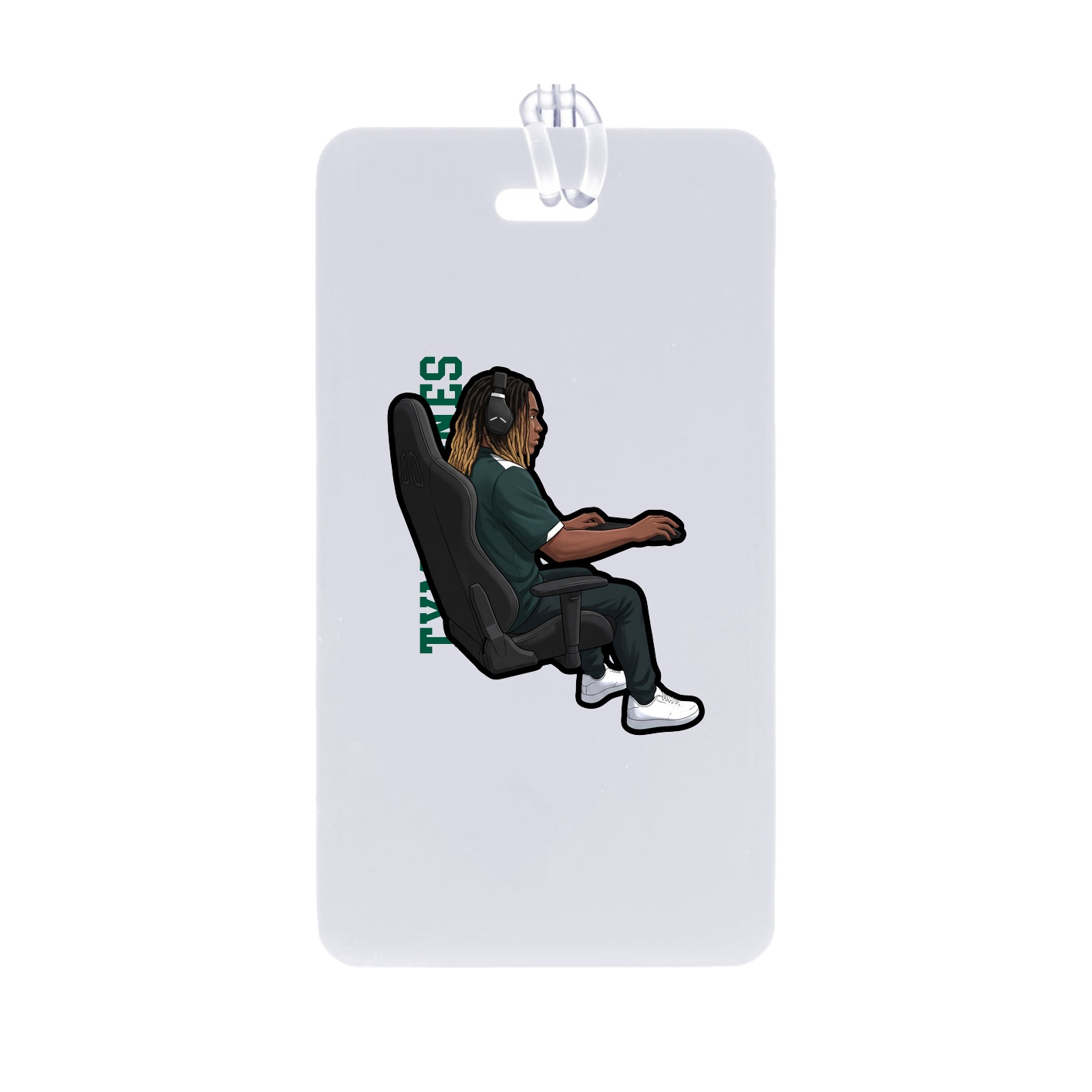 Bag Tag — Name Vertical in Classic