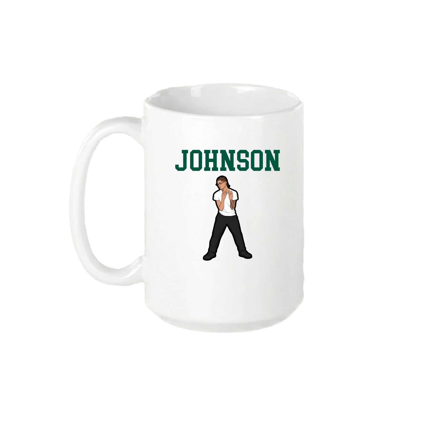 15oz Coffee Mug — Shirsey in White