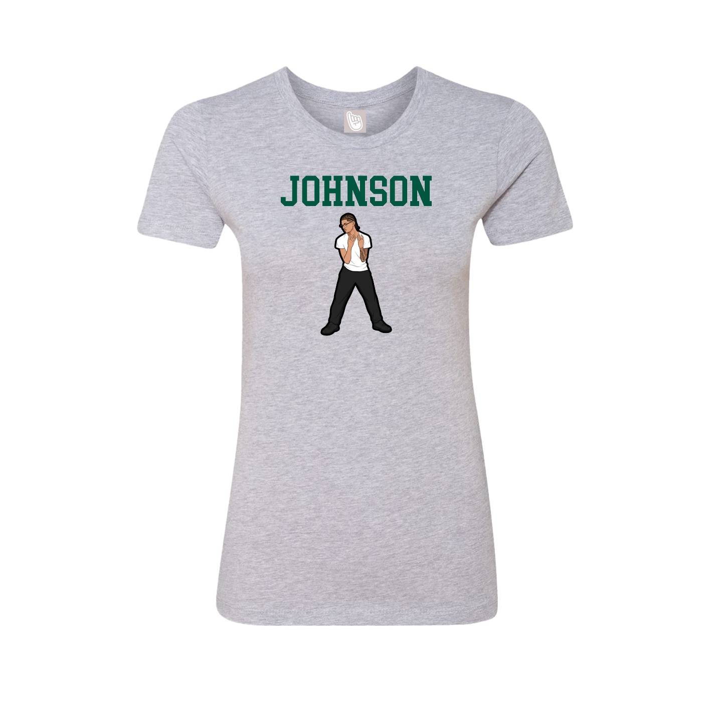Fitted Women's Tee — Shirsey in Grey
