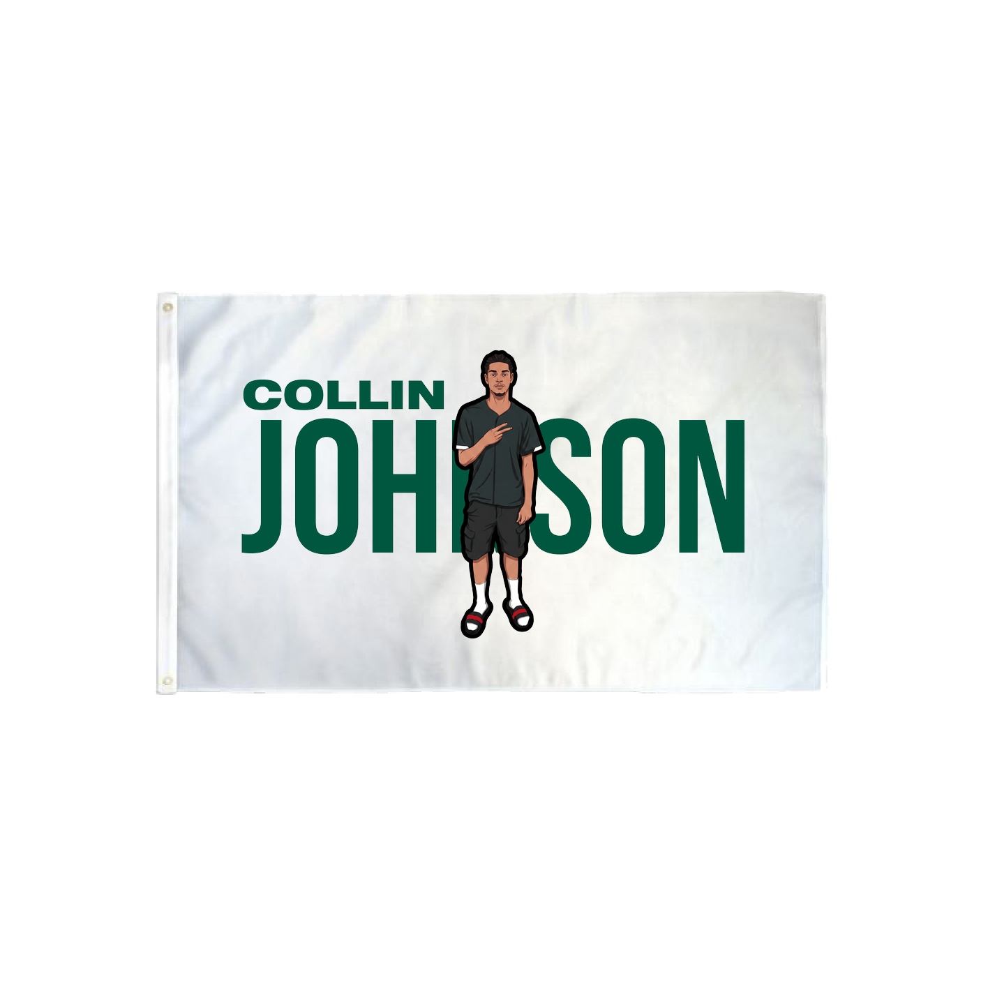 3x5 Flag — Player Name in Classic