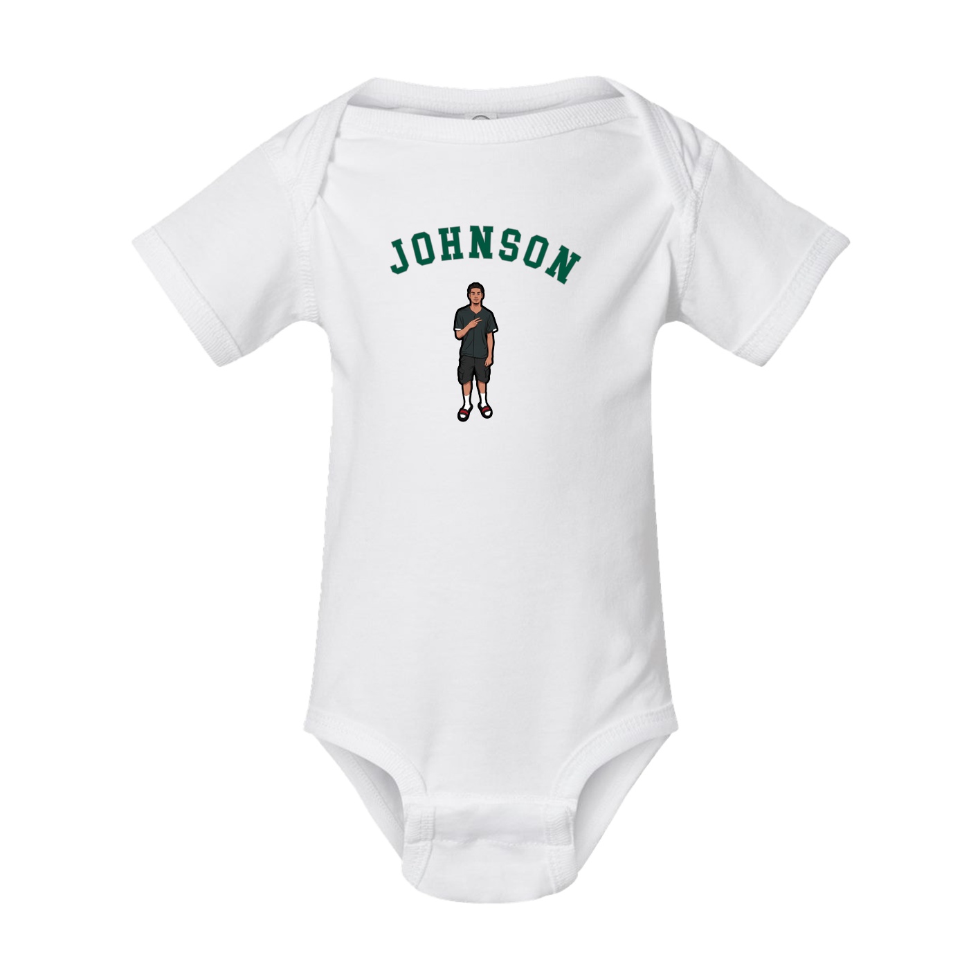 Baby Onesie — Shirsey Arch in White
